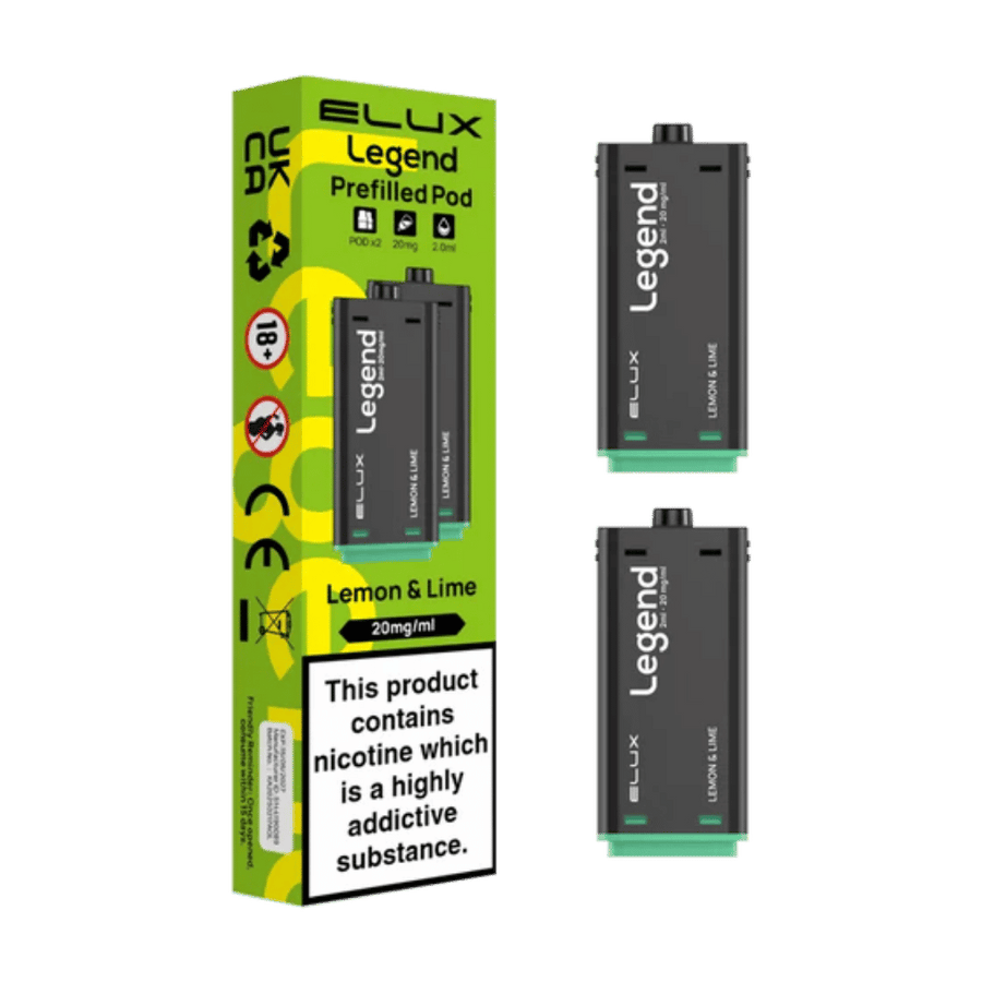 Elux Legend 1500 Lemon Lime prefilled pod vape kit