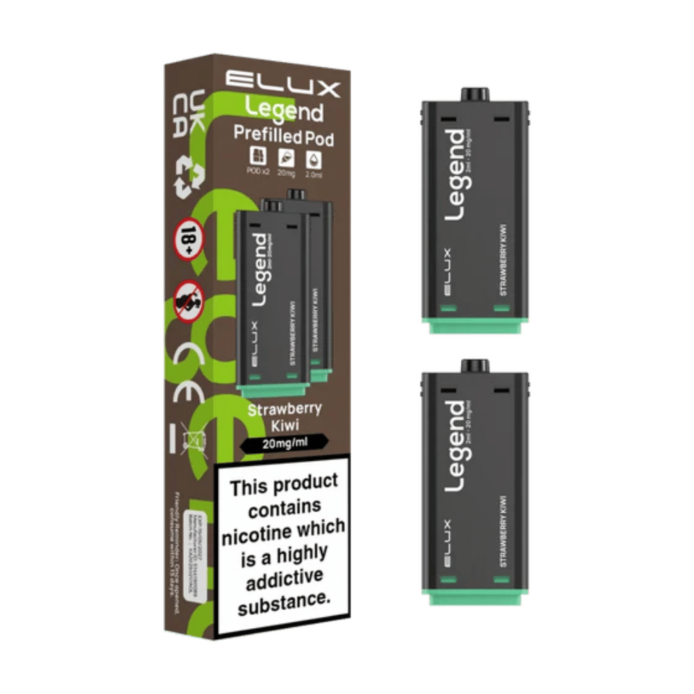 Elux Legend 1500 Strawberry Kiwi prefilled pod vape kit