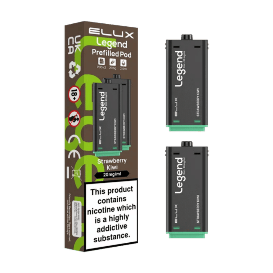 Elux Legend 1500 Strawberry Kiwi prefilled pod vape kit