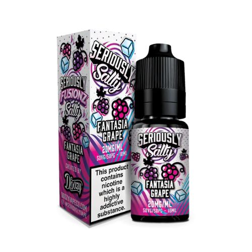 Seriously Nic Salt Fantasia Grape Fusionz Salty nic salt e-liquid