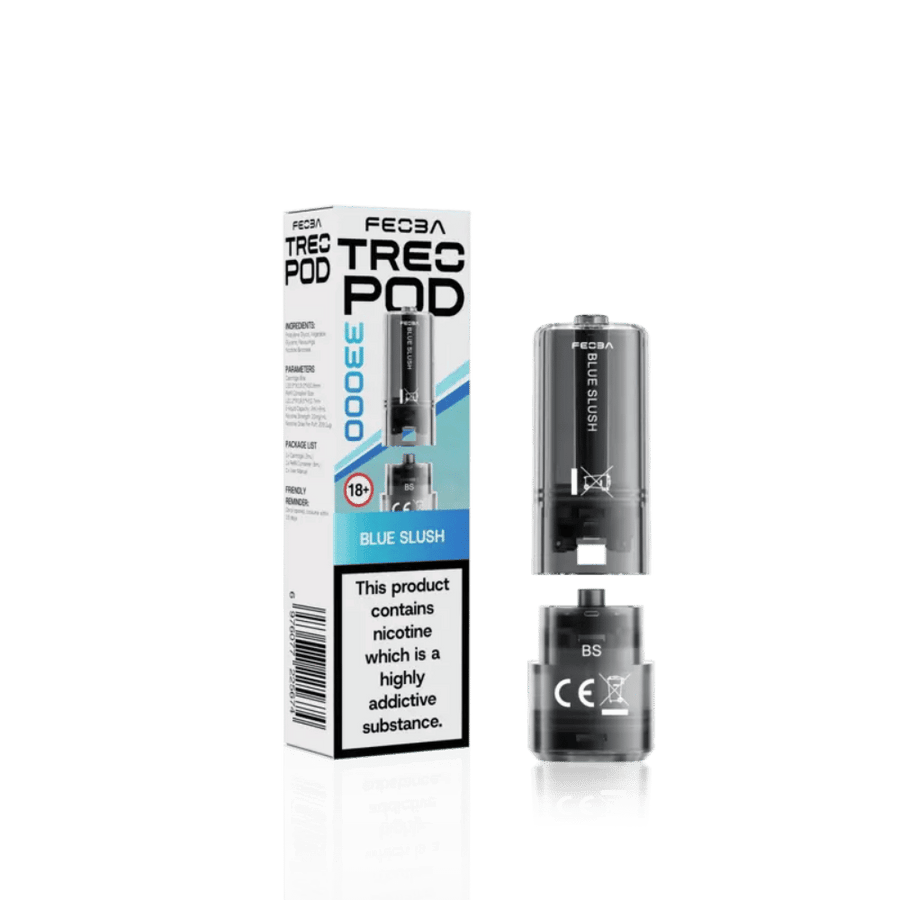 Feoba Treo 33K Blue Slush prefilled pod vape kit