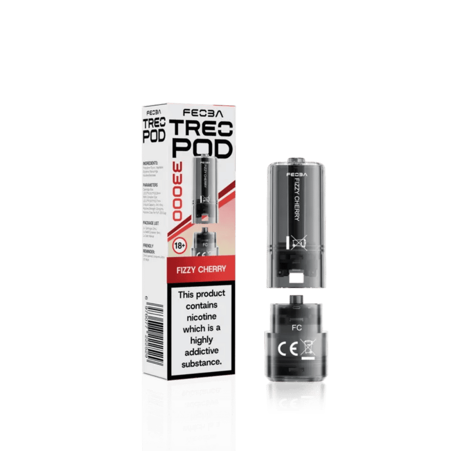 Feoba Treo 33K Fizzy Cherry prefilled pod vape kit