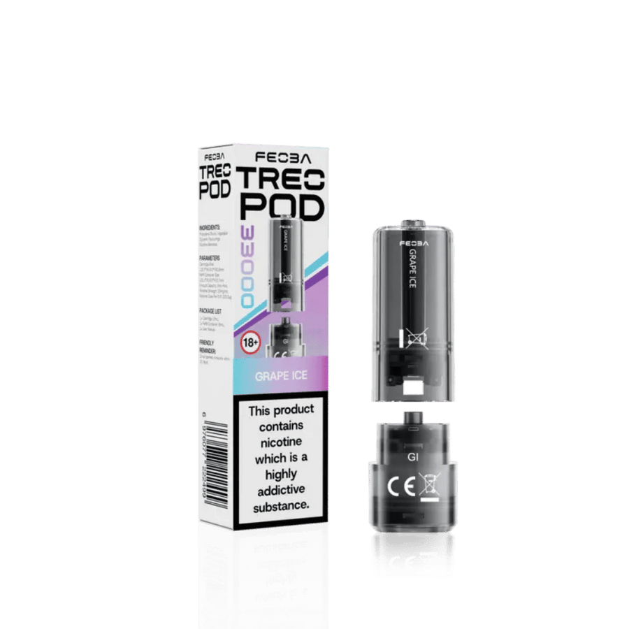 Feoba Treo 33K Grape Ice prefilled pod vape kit