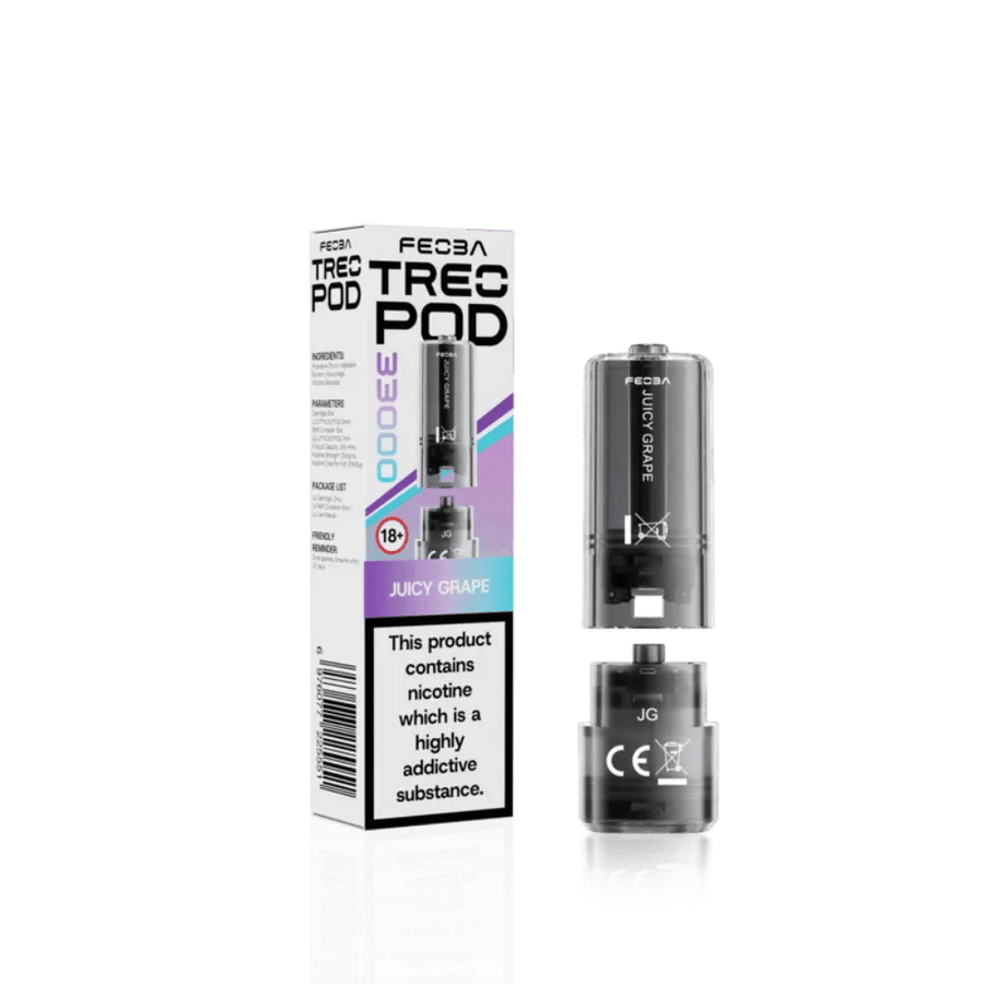 Feoba Treo 33K Juicy Grape prefilled pod vape kit