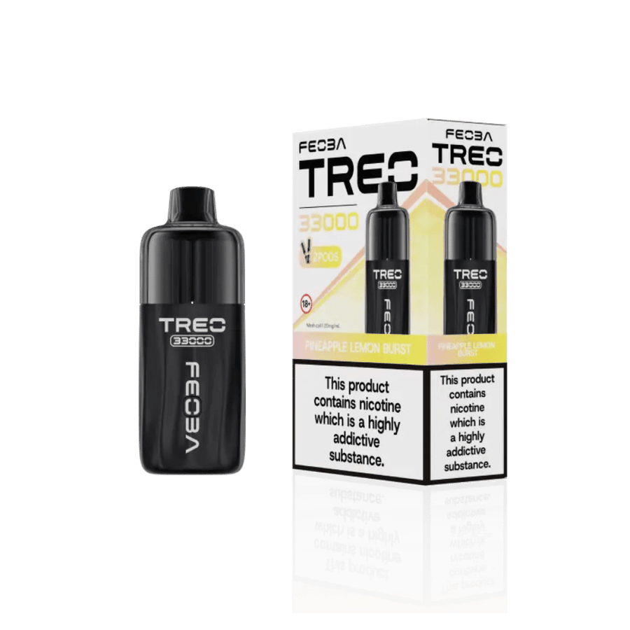 Feoba Treo 33K Pineapple Lemon Burst prefilled pod vape kit