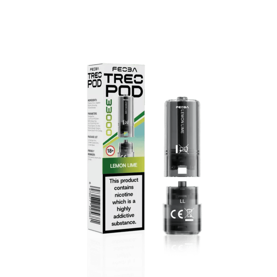 Feoba Treo 33K Lemon Lime prefilled pod vape kit