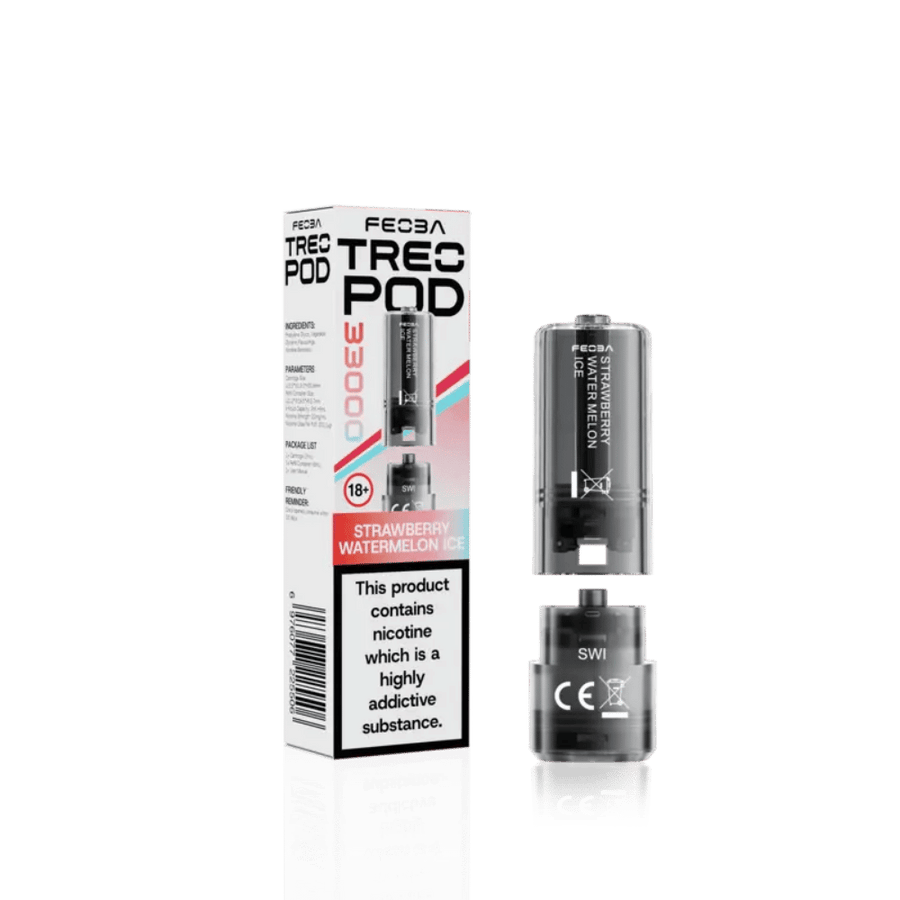 Feoba Treo 33K Strawberry Watermelon Ice prefilled pod vape kit