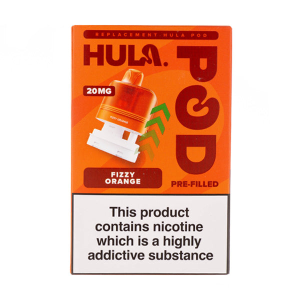 Hula Pods Fizzy Orange prefilled pod vape kit