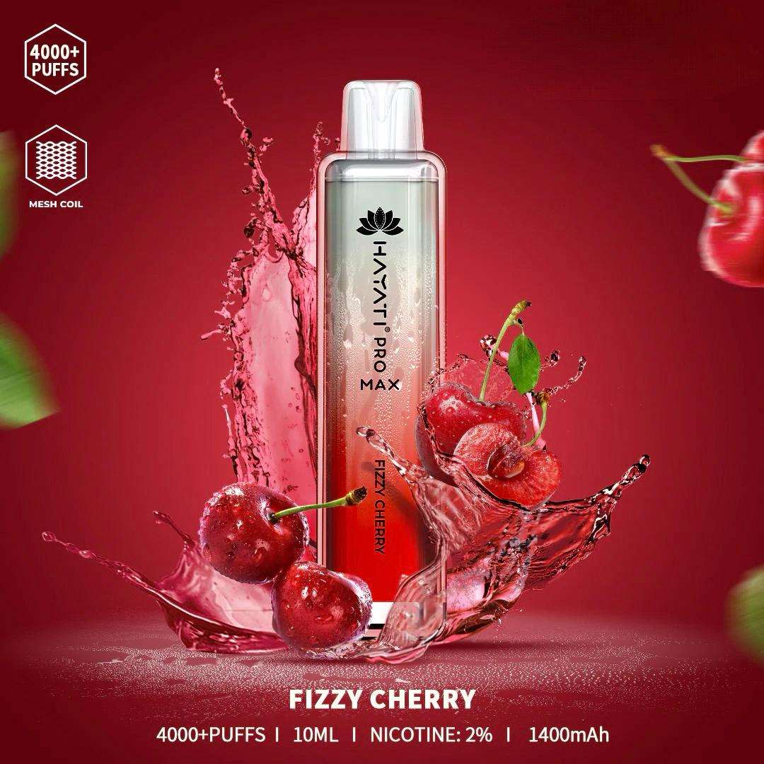 Hayati pro max Fizzy Cherry 4000 Puffs - Vape 7 Store