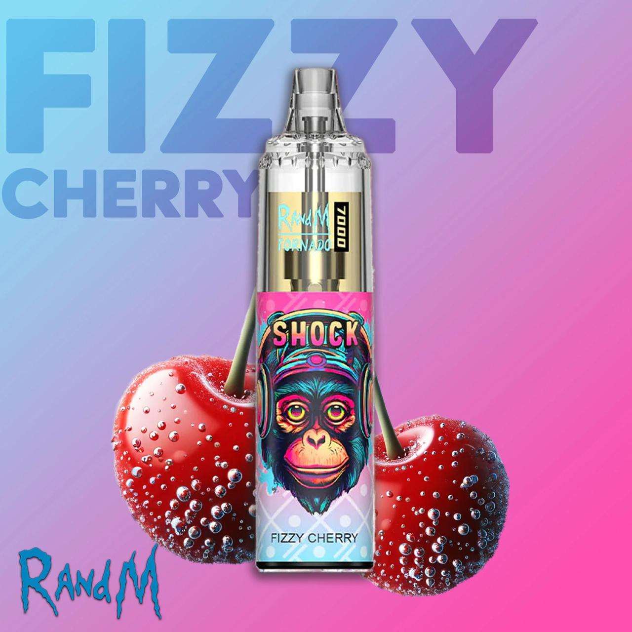 R&M 7000 Puffs Fizzy Cherry  - Vape 7 Store