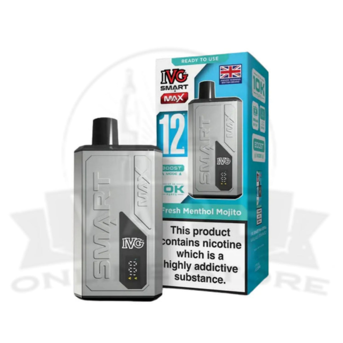 IVG Smart Max 10K Fresh Menthol Mojito prefilled pod vape kit
