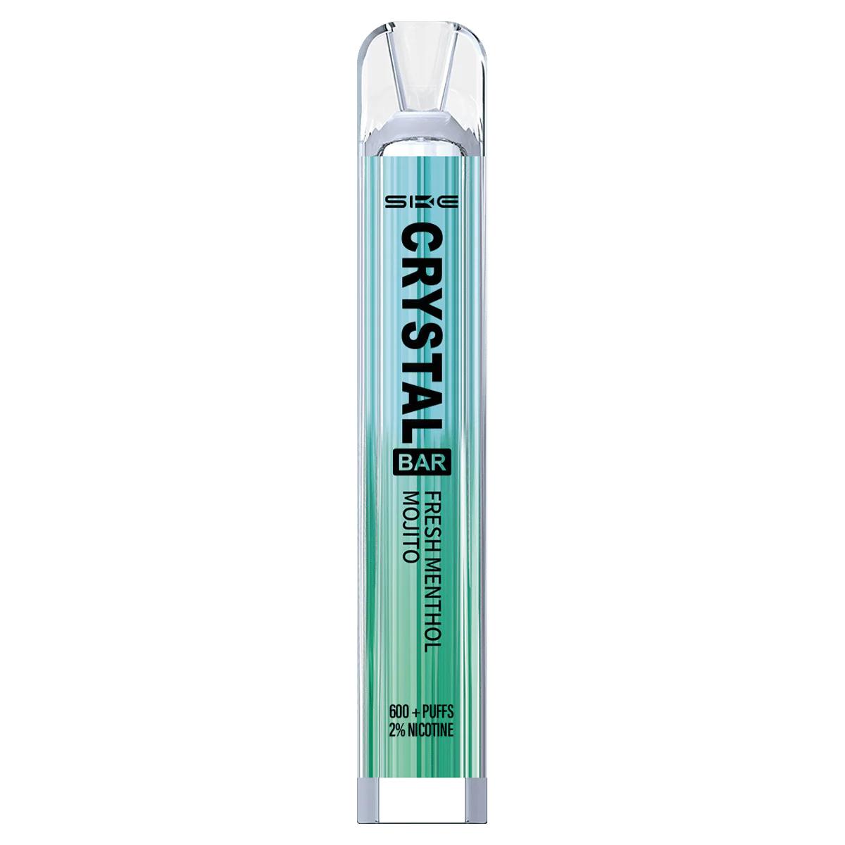 Crystal Bar Fresh Menthol Mojito 600 Puffs - Vape 7 Store