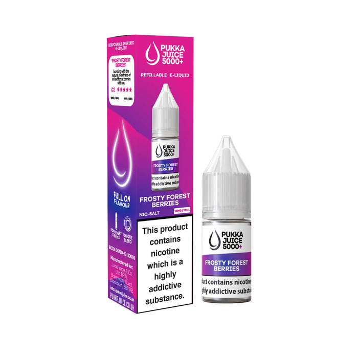 Pukka Juice 5000 Frosty Forest Berries nic salt e-liquid