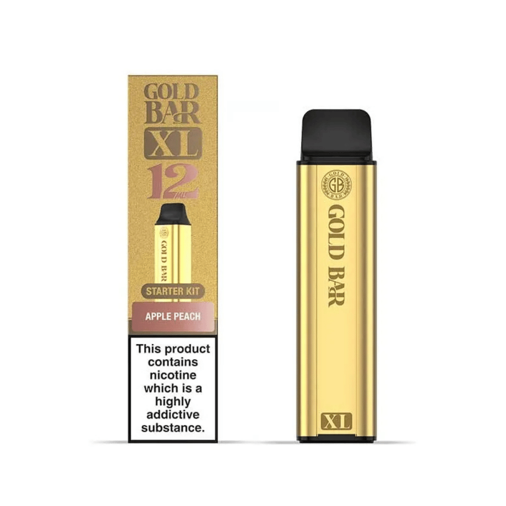 Gold Bar XL 10K Apple Peach UK