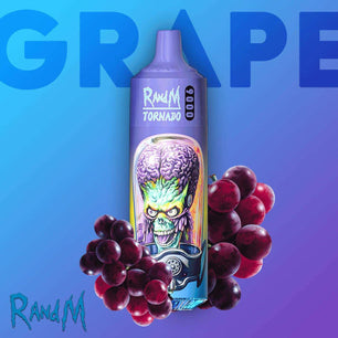 R&M 9000 Puffs Grape - Vape 7 Store