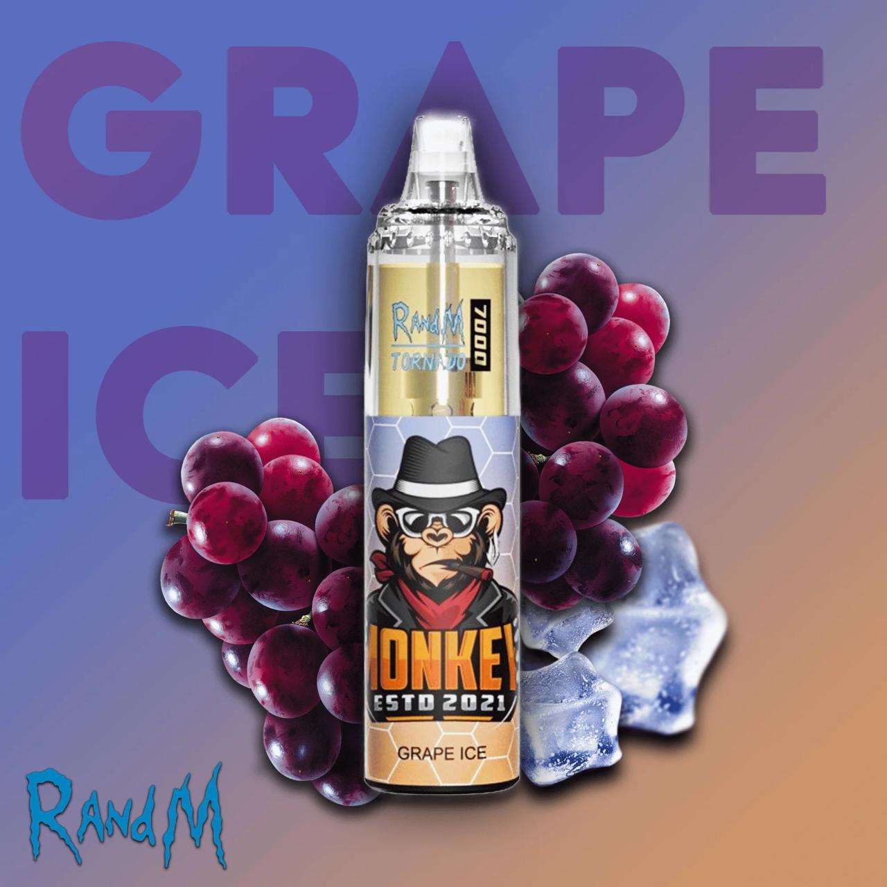 R&M 7000 Puffs Grape Ice  - Vape 7 Store