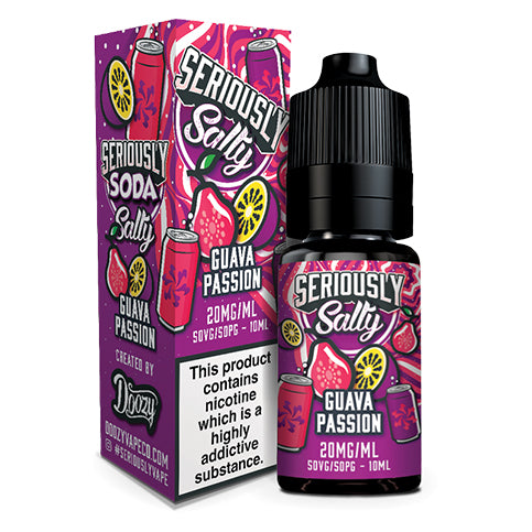Seriously Nic Salt Guava Passion Soda nic salt e-liquid
