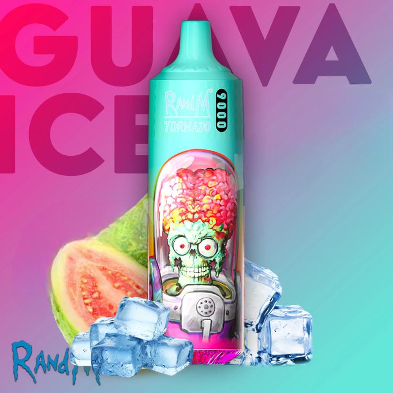 R&M Guava ice 9000 Puffs - Vape 7 Store