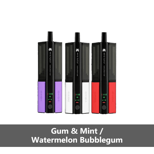 Hayati Pro Ultra Plus Shisha 30000 dual-flavour kit in Gum Mint and Watermelon Bubblegum