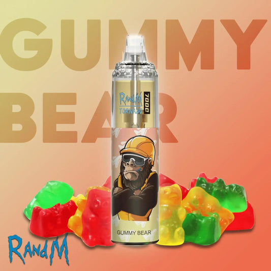 R&M Tornado Gummy bear 7000 Puffs - Vape 7 Store