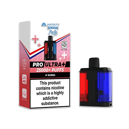 Hayati 25K Refill Pod H'Bubba replacement pod with pure pink bubblegum design