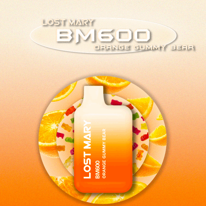 Lost Mary Orange Gummy Bear 600 Puffs - Vape 7 Store