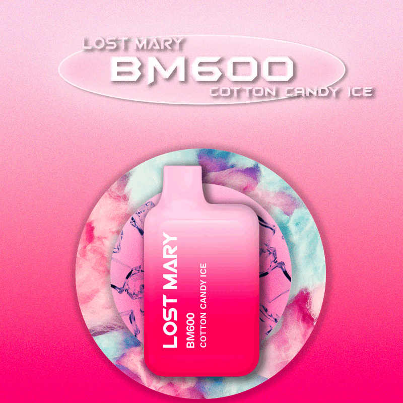 Lost Mary Cotton Candy Ice 600 Puffs - Vape 7 Store