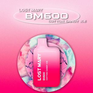 Lost Mary 600 Puffs Cotton Candy Ice - Vape 7 Store