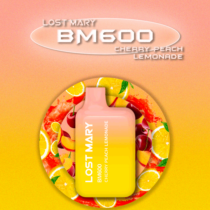 Lost Mary 600 Puffs Cherry Peach Lemonade - Vape 7 Store