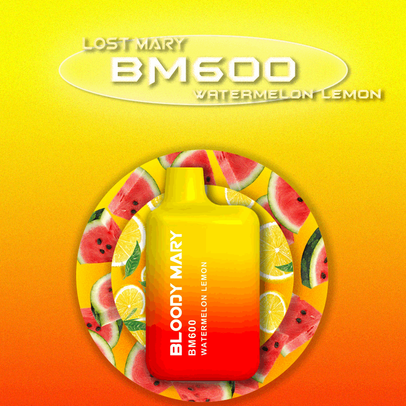 Lost Mary Watermelon Lemon 600 Puffs - Vape 7 Store