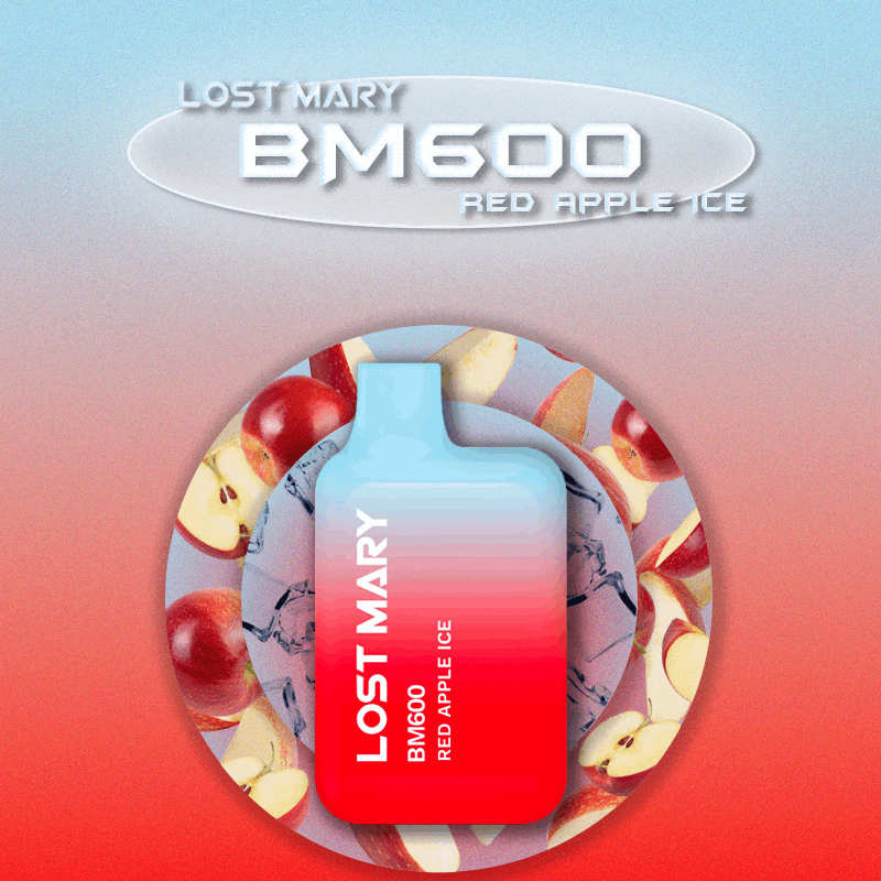 Lost Mary Red Apple Ice 600 Puffs - Vape 7 Store