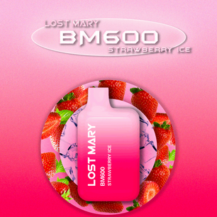 Lost Mary 600 Puffs Strawberry Ice - Vape 7 Store