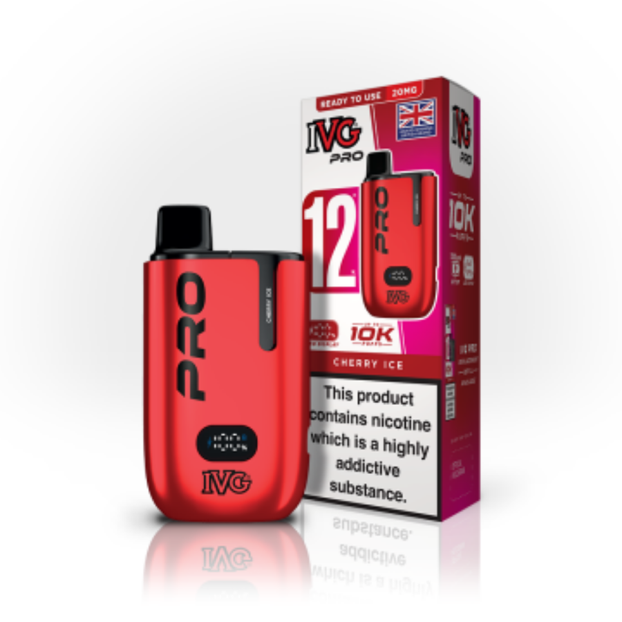 IVG Pro 12 Cherry Ice prefilled pod vape kit