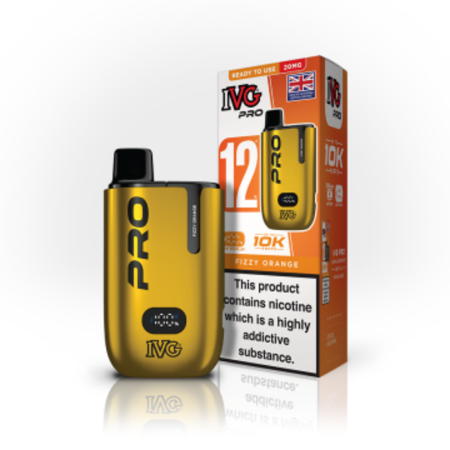 IVG Pro 12 Fizzy Orange prefilled pod vape kit