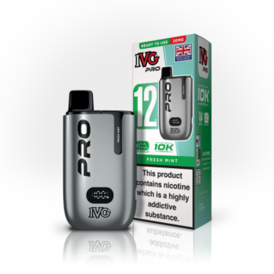 IVG Pro 12 Fresh Mint prefilled pod vape kit