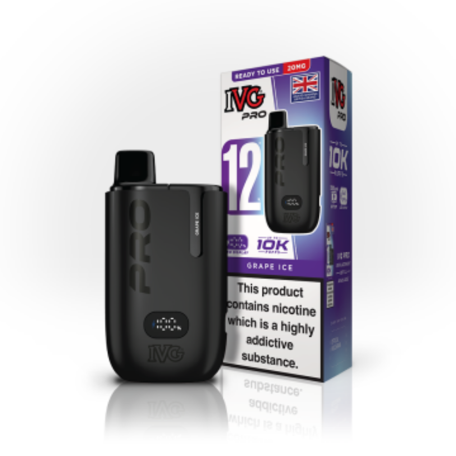 IVG Pro 12 Grape Ice prefilled pod vape kit