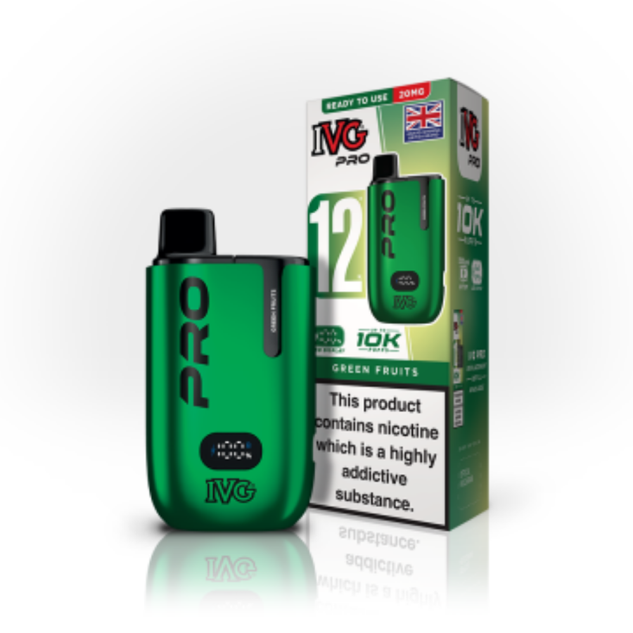 IVG Pro 12 Green Fruits prefilled pod vape kit