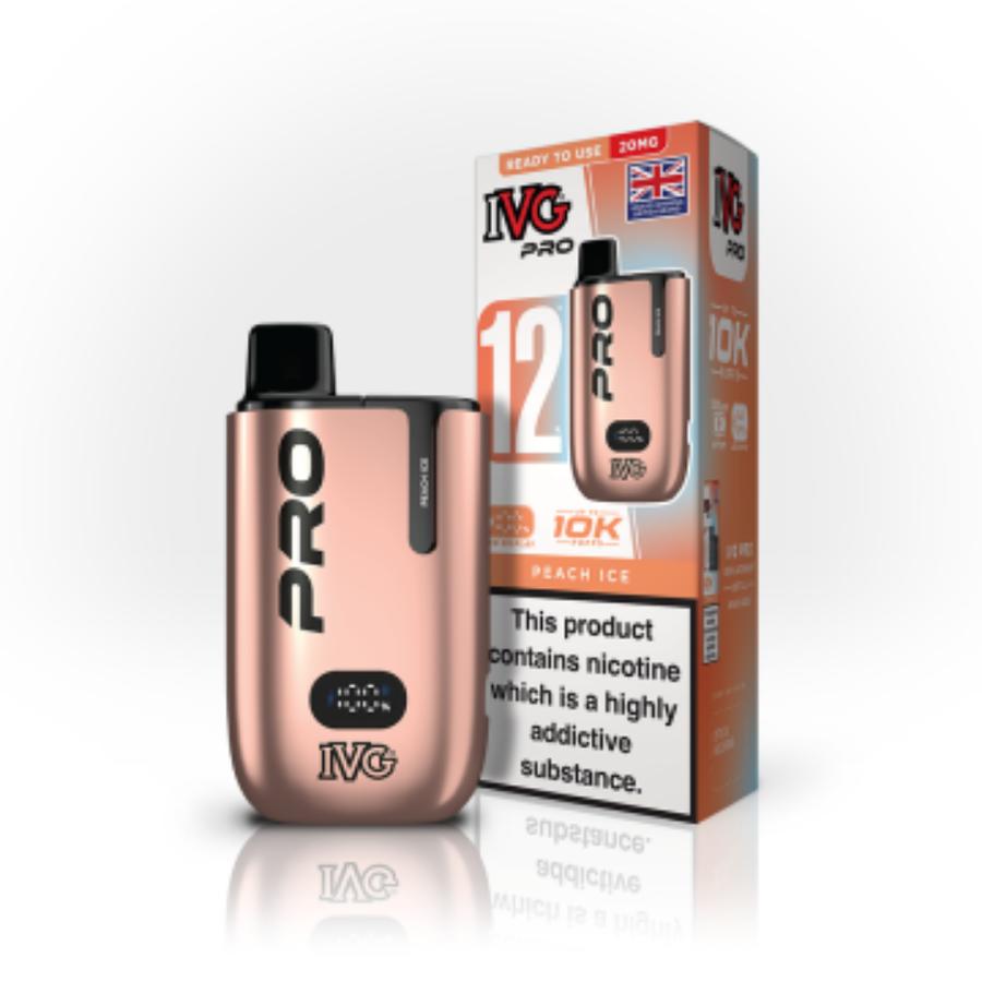 IVG Pro 12 Peach Ice prefilled pod vape kit
