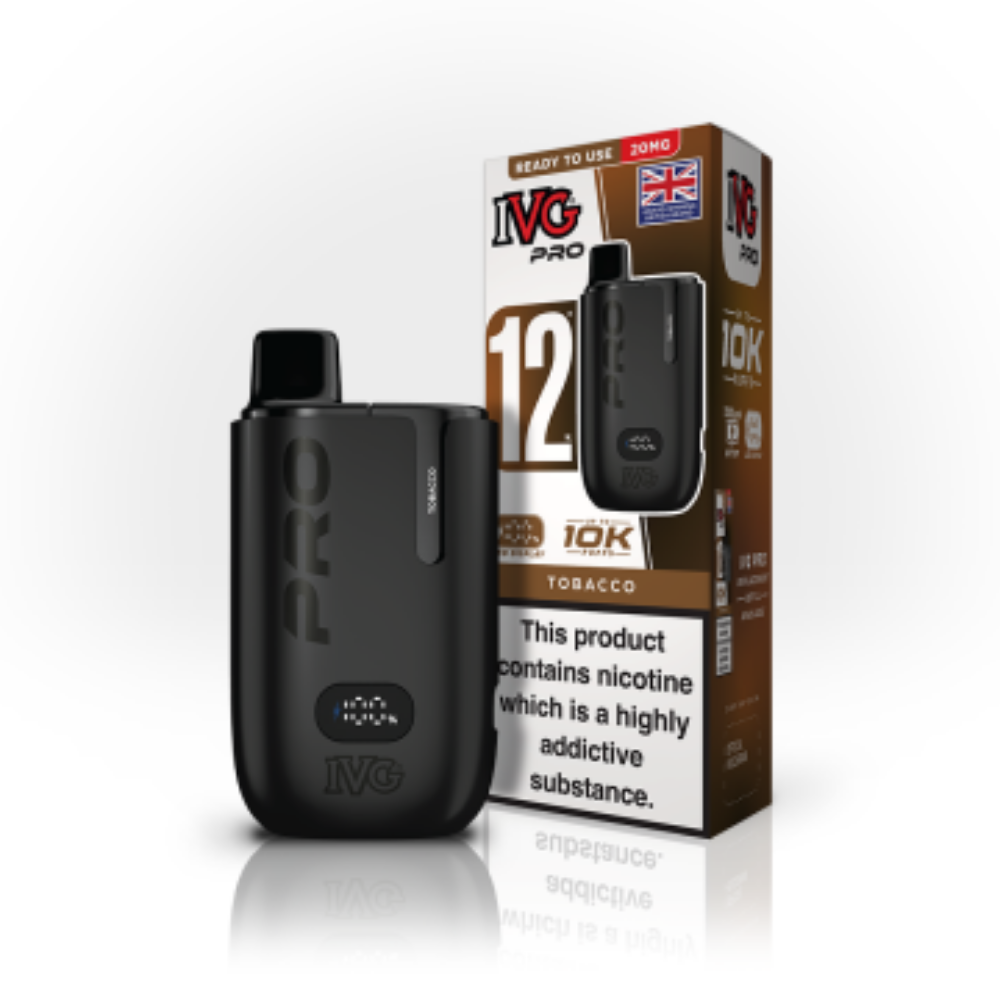 IVG Pro 12 Tobacco prefilled pod vape kit