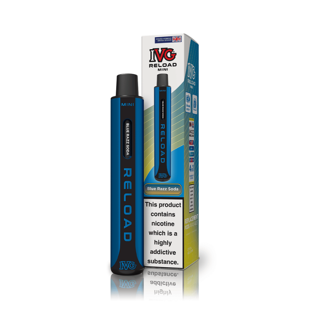 IVG Reload Mini Blue Razz Lemonade prefilled pod vape kit