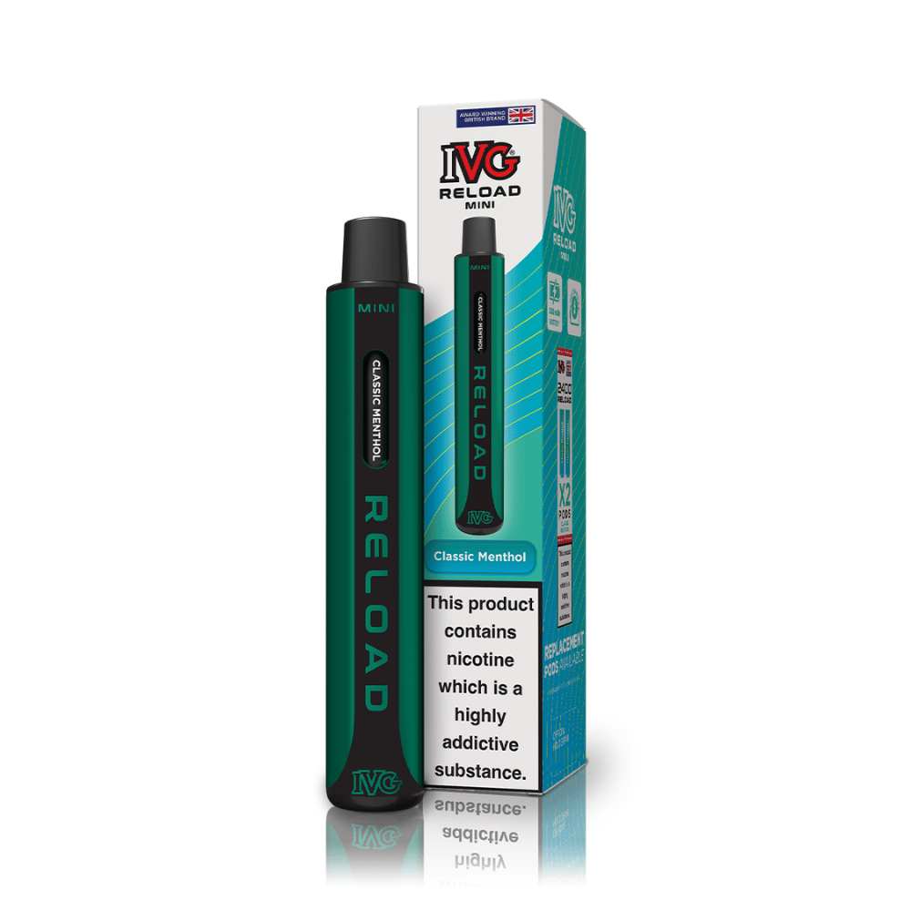 IVG Reload Mini Classic Menthol prefilled pod vape kit