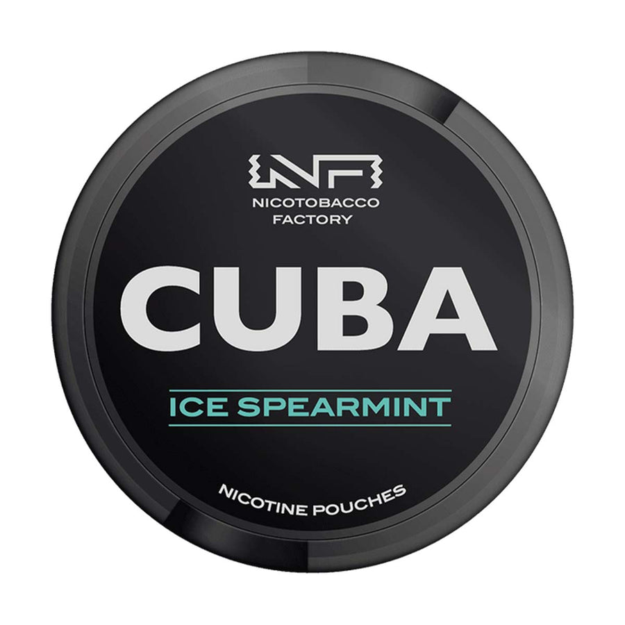 Cuba Nicotine Pouches Ice Spearmint Black Snus nicotine pouches