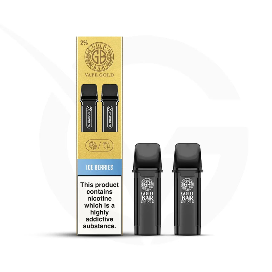 Gold Bar Reload Pods Ice Berries prefilled pod vape kit