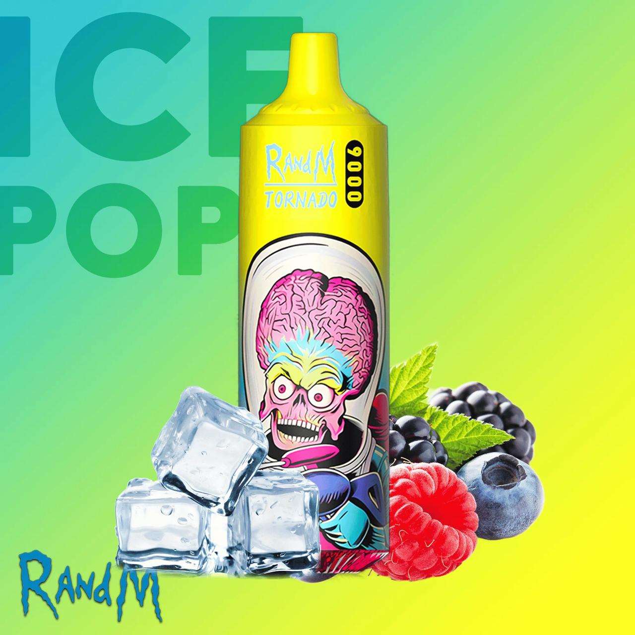 R&M 9000 Puffs Ice Pop - Vape 7 Store