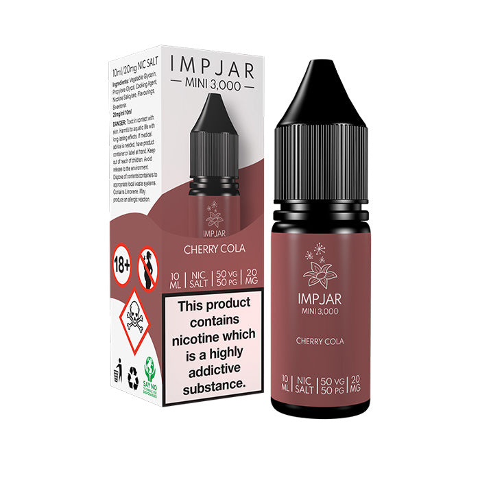 Imp Jar Nic Salt Cherry Cola nic salt e-liquid