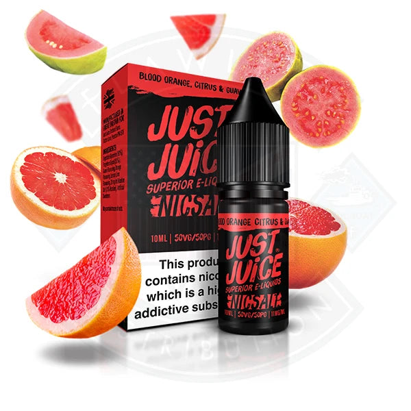 Just Juice Nic Salt Blood Orange Citrus Guava UK