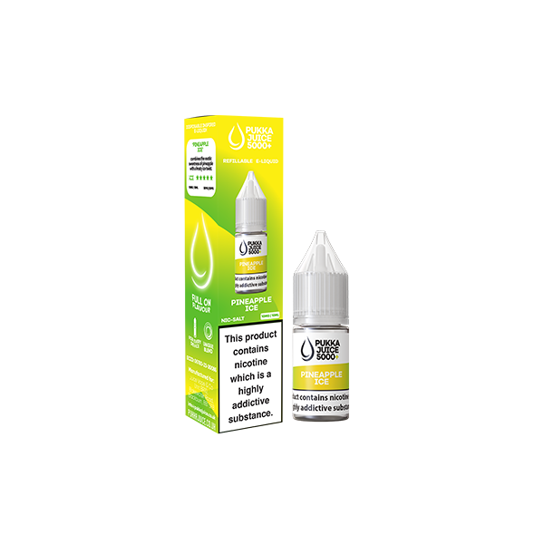 Pukka Juice 5000 Pineapple Ice nic salt e-liquid