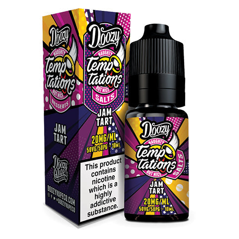 Doozy Vape Co Nic Salt Jam Tart Temptation nic salt e-liquid
