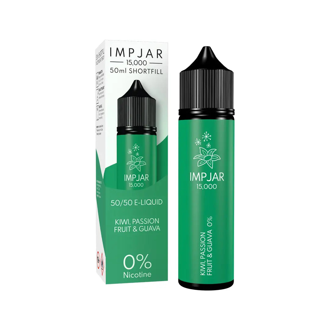 Imp Jar 50ml Shortfill Kiwi Passionfruit Guava shortfill e-liquid