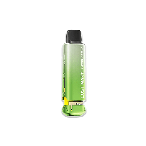 Lost Mary NERA 15K Lemon Lime Edition refill pod with yellow and green citrus design